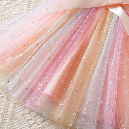 Official My Little Pony "Rainbow Magic" Princess Dress: Lavender Ribbed Bodice & Sequin Tulle Tutu