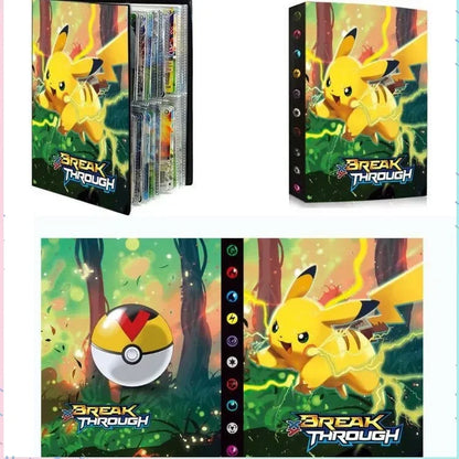 Pokemon Transparent Card Binder Album 4 Pocket 9 Pocket