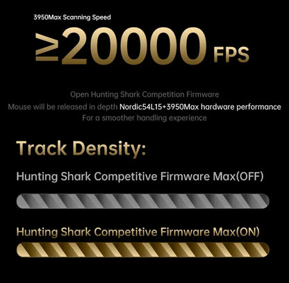 Attack Shark X11 Ultra 59g Superlight Wireless 8K Gaming Mouse Carbon Fiber Nano-Metal Ice Coating PAW3950MAX
