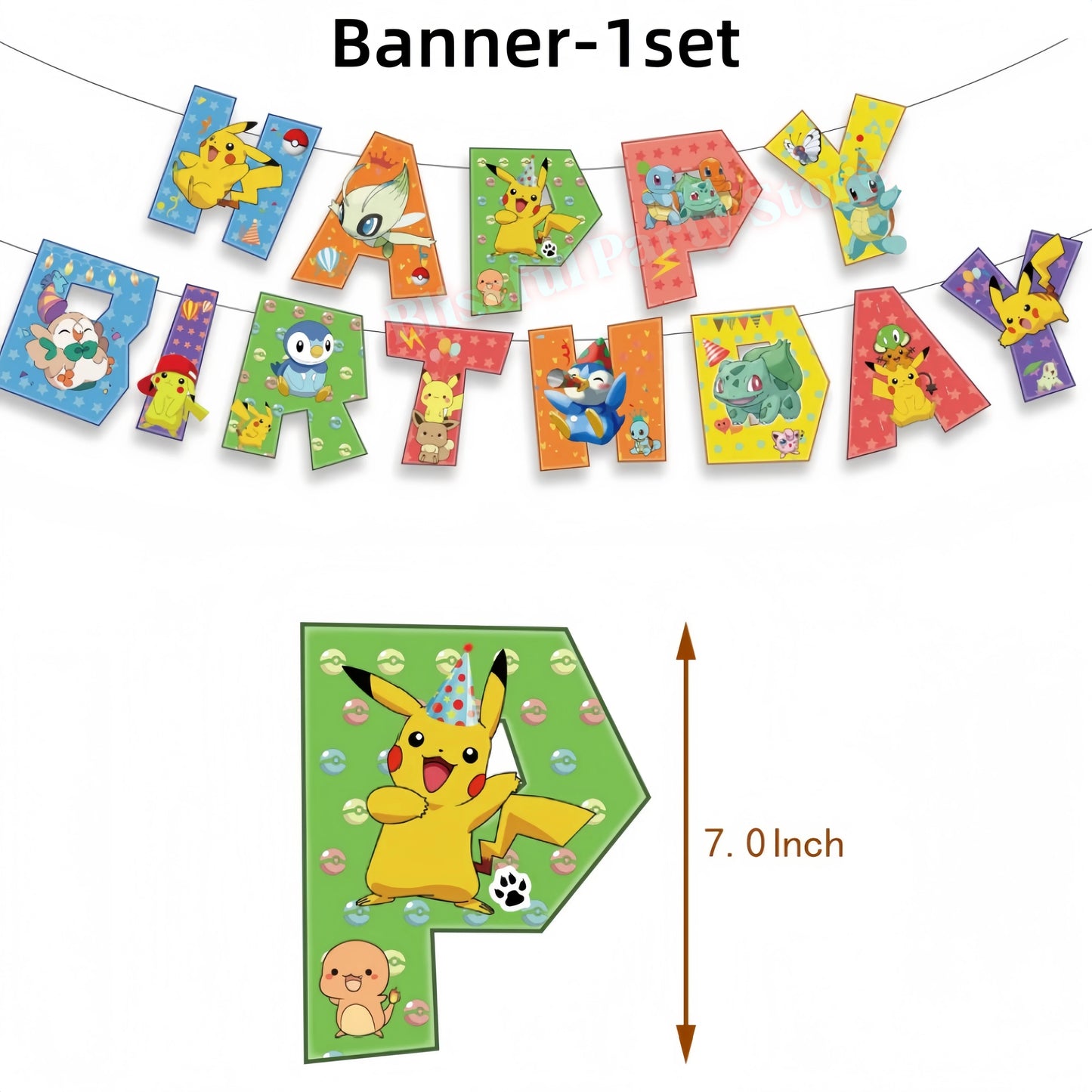 Pokemons Birthday Party Decoration Lightning Pikachu Balloon Tableware Kit Cup Plate Gift Bag Kid Favor Gift Baby Shower Supplie