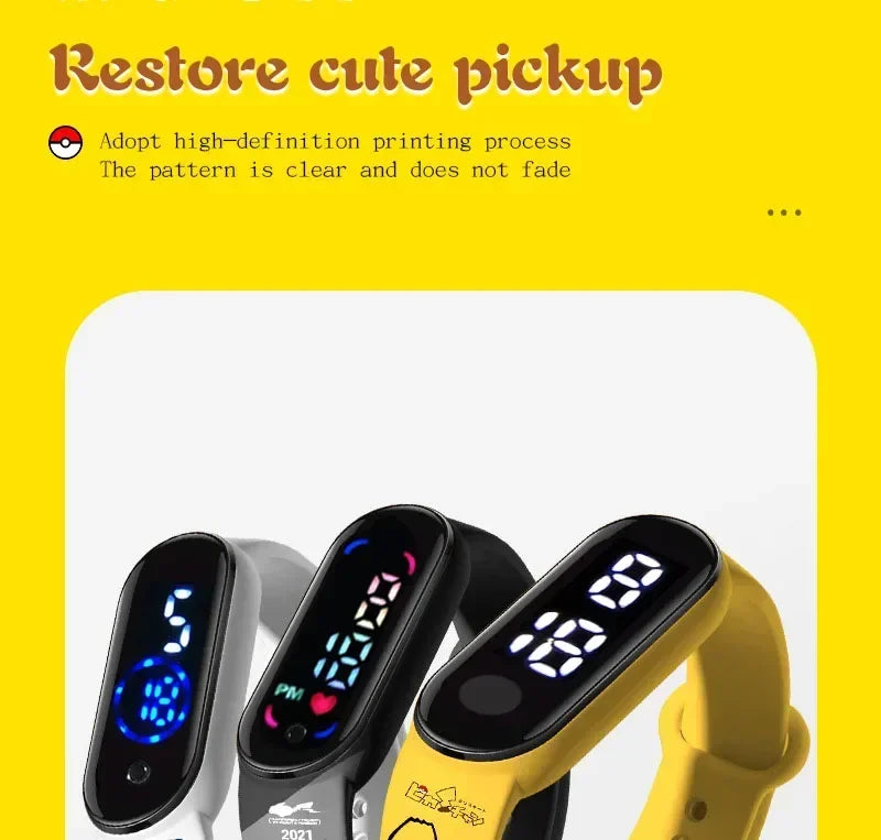 Pokemon LED Kids Watch