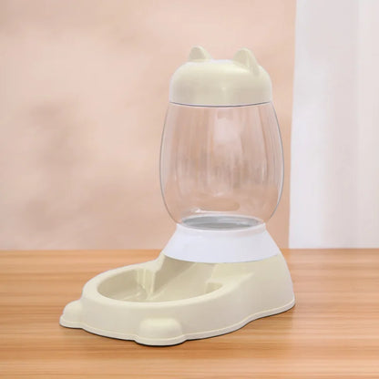 HOOPET 2025 New Cat Bowl 3 Colors Pet Automatic Feeder Dog Drinking Bowl Dispenser for Puppy Cat Food Water Bowl Pet Accessaries