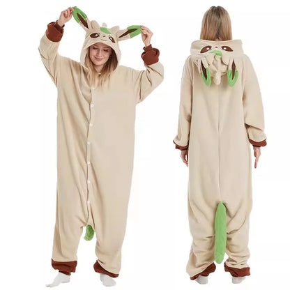 Pokemon Cosplay Costume Kigurumi Anime Onesie for Men And Women Gengar Funny Jumpsuit Halloween Christmas Party Outfit
