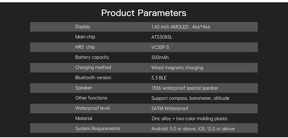 Smartwatch Xiaomi T-Rex 3 GPS
