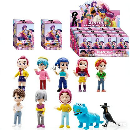 2026 Kpop Demon Hunters Action Figure Derpys Tiger Rumi Mira Zoey Sussy Figurine Children's Birthday Gift in Stock Fast Shipping