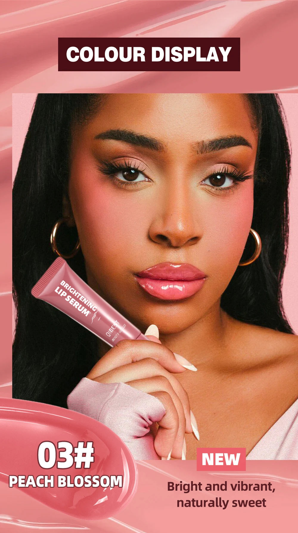 Pearl Glitter Lip Gloss.