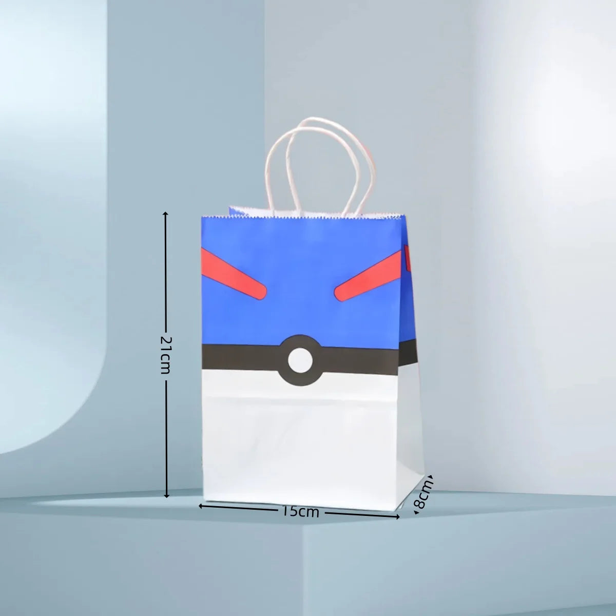 Pokemon Gift Bags Pikachu Hand-held Paper Packing Treat Bag Anime Kraft Paper Bag Gift Packaging Party Festive Supplies Kids Toy