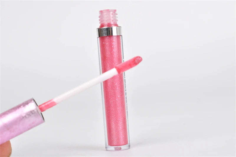 6 Colors Waterproof Nude Pink Glitter Lipstick Makeup Long Lasting Velve Red Sexy Shimmer Lipsticks Cosmetics Beauty