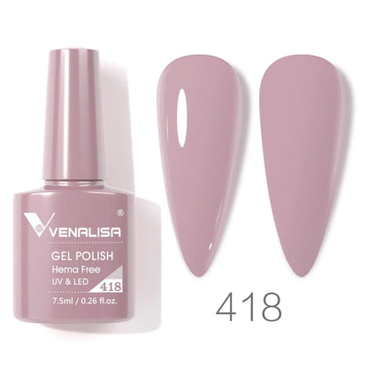 Venalisa VIP4 Nail Gel Polish HEMA/TPO FREE Full Coverage Beautiful Semi Permanent Soak Off UV LED Gel Nail Polish Gel Lacquer