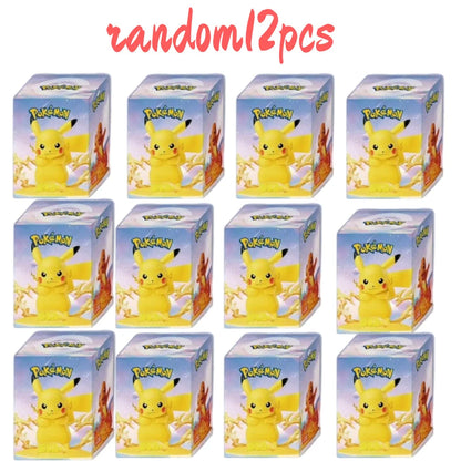 12 style Pok é mon Doll Pikachu Blind Box Anime Models Desktop Decorations Action Figure Collection Pok é mon Toys Birthday Gift