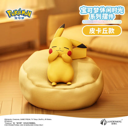 New In Stock Pokemon Eevee Sleeping Position Series Blind Box Sylveon Umbreon Flareon Jolteon Anime Desktop Decoration Model Toy
