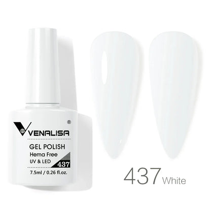 Venalisa VIP4 Nail Gel Polish HEMA/TPO FREE Full Coverage Beautiful Semi Permanent Soak Off UV LED Gel Nail Polish Gel Lacquer