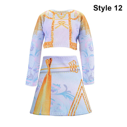 1Pcs Sweet 30cm Size 1/6 BJD Skirt Changing Dress DIY Doll'S Lolita Dress Replace Kids Gift Doll Dress Up Doll Clothing