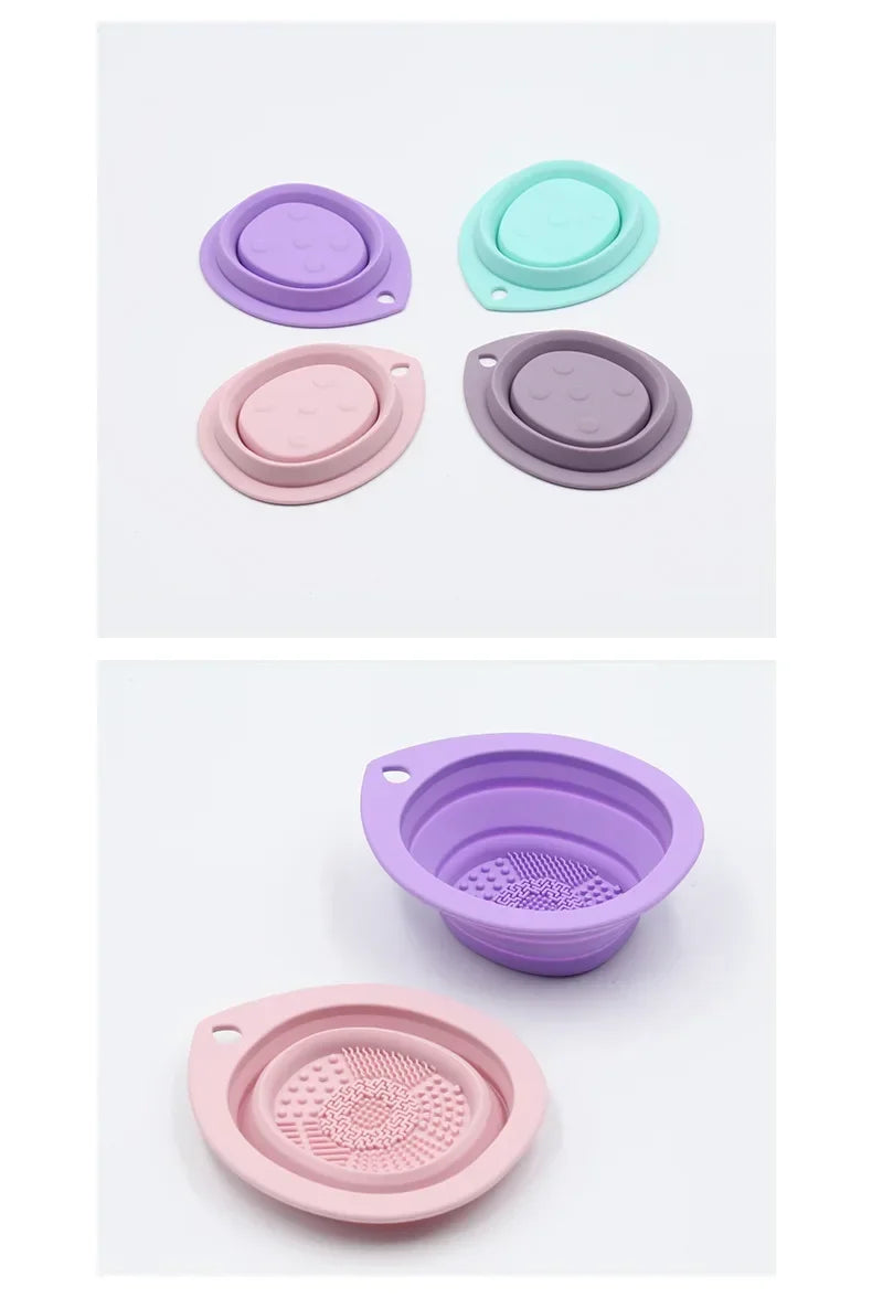 Silicone Brush Cleaning Bowl.
