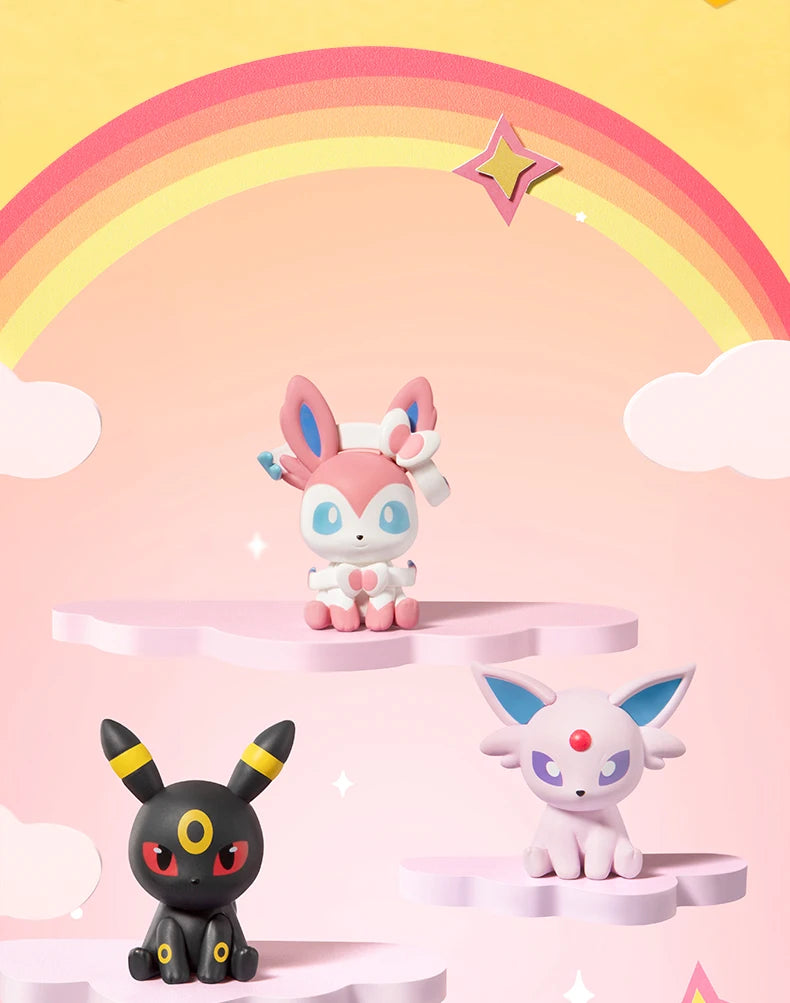 New in Stock Genuine Funism Pokémon Eevee Little Adventure Mini Figure Ornament  Animation Peripheral Gift