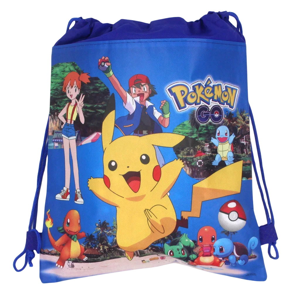 Pokemon Themed Cartoon Pikachu Birthday Party Children's Bag Balloon Decoration Paper Bag Cake Box Baby Shower