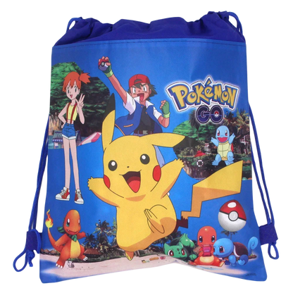 Pokemon Themed Cartoon Pikachu Birthday Party Children's Bag Balloon Decoration Paper Bag Cake Box Baby Shower