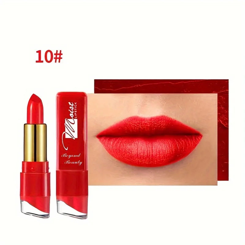 Beyond Beauty Creamy Moisturizing Lipstick: Long-Lasting Satin Finish (12 Shades)