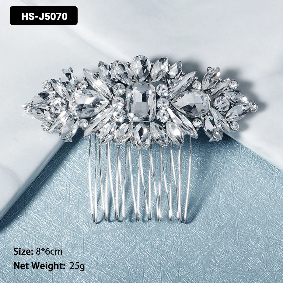 Crystal Bridal Hair Comb.