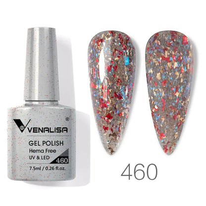 Venalisa VIP4 Nail Gel Polish HEMA/TPO FREE Full Coverage Beautiful Semi Permanent Soak Off UV LED Gel Nail Polish Gel Lacquer