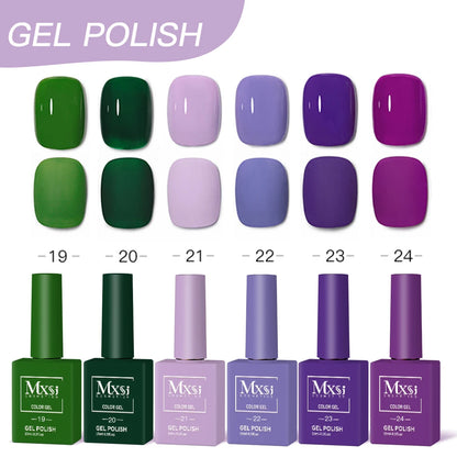 Nail Gel Polish Set DIY Nail Art 6pc Semi Permanent UV LED Gel Kit For Nails Decoration Manicure Soak Off Painting Vernis Design
