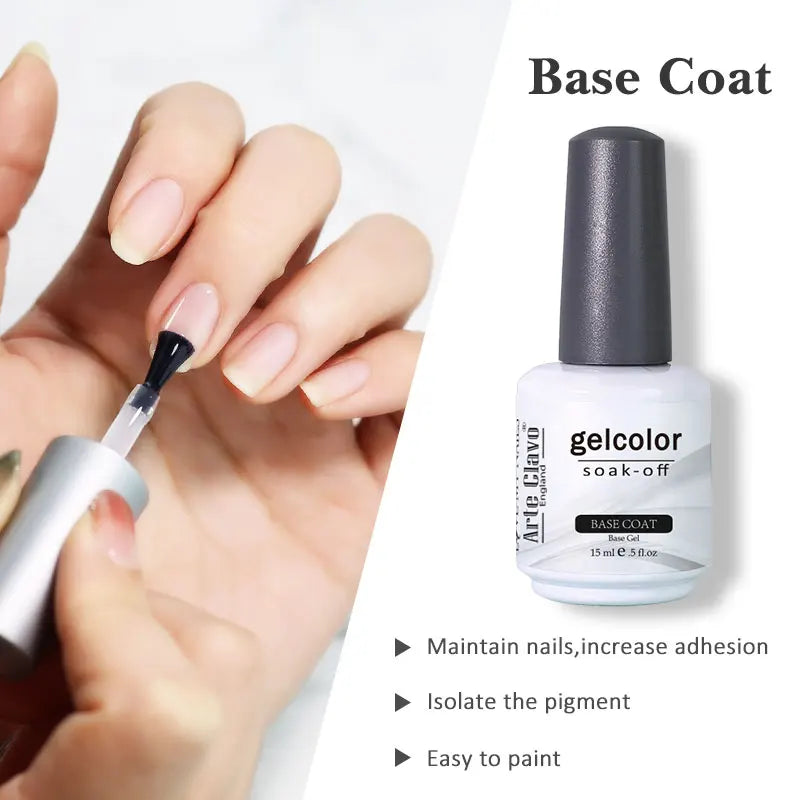 Arte Clavo 15ml Nail Primer Fast Air Dry Base Cleaning Agents UV Gel Polish Dehydrate Primer Base Coat Balance Fluid Acid Free