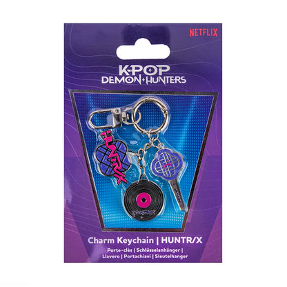 1PC Kpop Demon Hunters Officially Licensed 3D Figurine Bag Clip Anime Figure Keychain Collector Kering Backpack Decor Gift