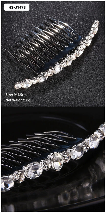 Crystal Bridal Hair Comb.