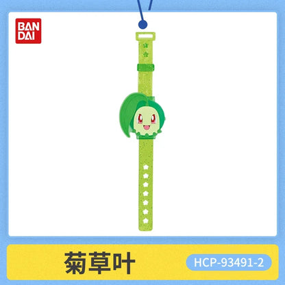 Bandai Pokemon Gashapon Light Up Wristband Vol 3 Glitter Adjustable Wristband With Pikachu Tepig Mew Totodile Emolga Chikorita