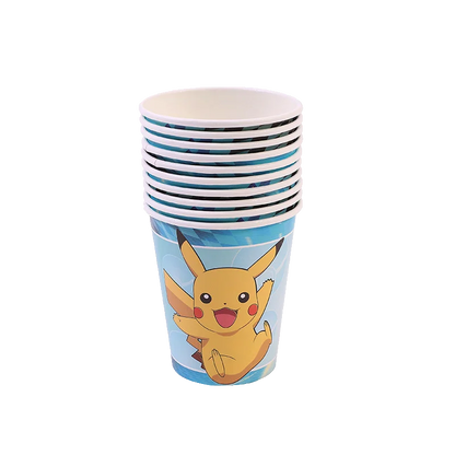 Pokemon Birthday Party Supplies Pikachu Party Decorations Foil Balloons Blowouts Tableware Plate Napkin Baby Shower Supplies Toy