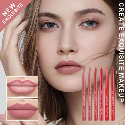 Dragon Ranee Automatic Rotating Lip Liner: Waterproof Matte Contouring Pencil