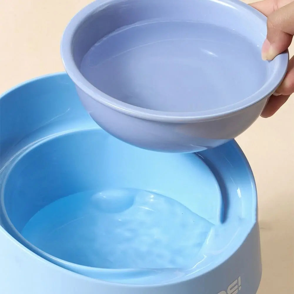 Cat Food Bowl Adjustable Cat Ceramic Bowl Non-Slip Flower Shaped Pet Water Bowl Neck Protection Anti Vomiting Bowl Pet Supplies