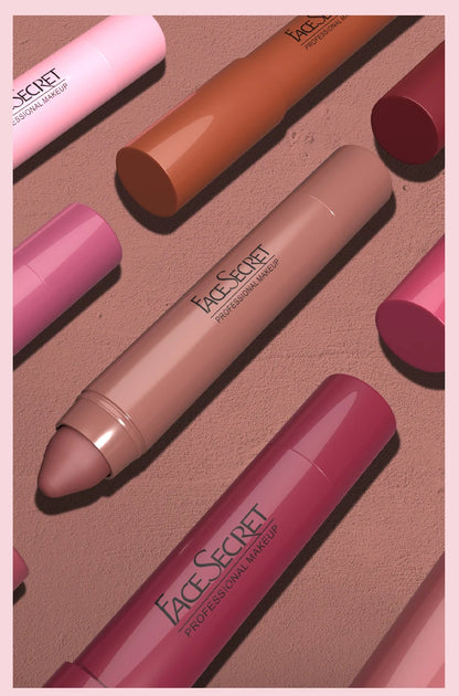 12-Color Matte Lip Pencil Set.