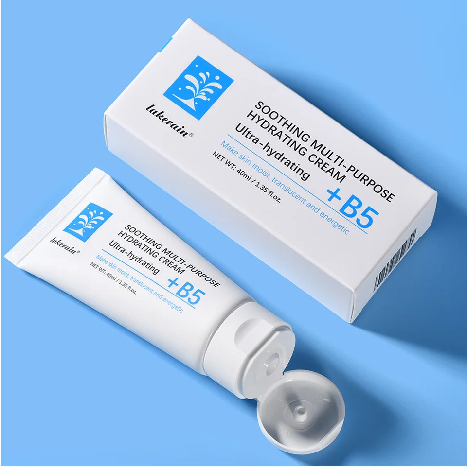 lakerain B5 Soothing Multi-Purpose Hydrating Cream: Healing Ointment for Dry & Irritated Skin