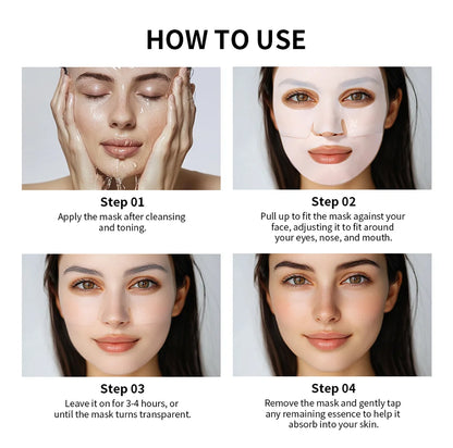 lakerain Bio-Collagen Deep Mask: 4-Piece Hydrating & Pore Refining Set
