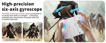 Aolion J20 Knight Wireless Gamepad with Left And Right Switch Hall Joystick Motion Sensing Custom For NS Joycon Game Accessories