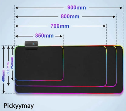 CosmicGlow RGB Desk Mat