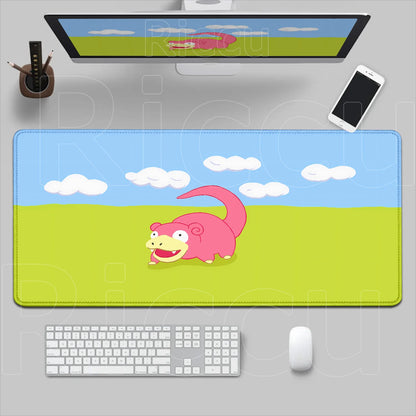 HD 900x400 Rubber Large PC Mousepad Gaming Mouse Pad Accessories Pikachu Slowpoke XXL Desk Keyboard Mat Computer Laptop Mausepad