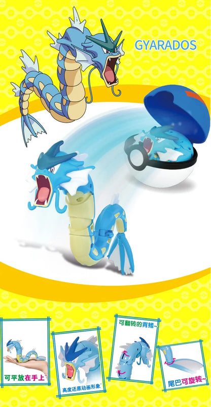 Pokemon Pokeball Figure Ball Pikachu Charizard Mewtwo Mew Eevee Gengar Lapras Blastoise Venusaur Gyarados Educational Toy Kids