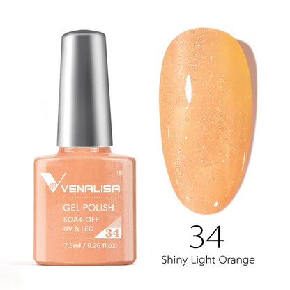 Venalisa VIP4 Nail Gel Polish HEMA/TPO FREE Full Coverage Beautiful Semi Permanent Soak Off UV LED Gel Nail Polish Gel Lacquer