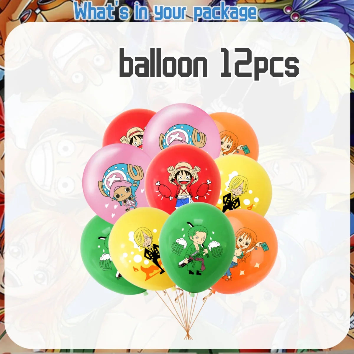 One Piece Sanji & Nami Birthday Party Tableware Set 🎉🏴‍☠️