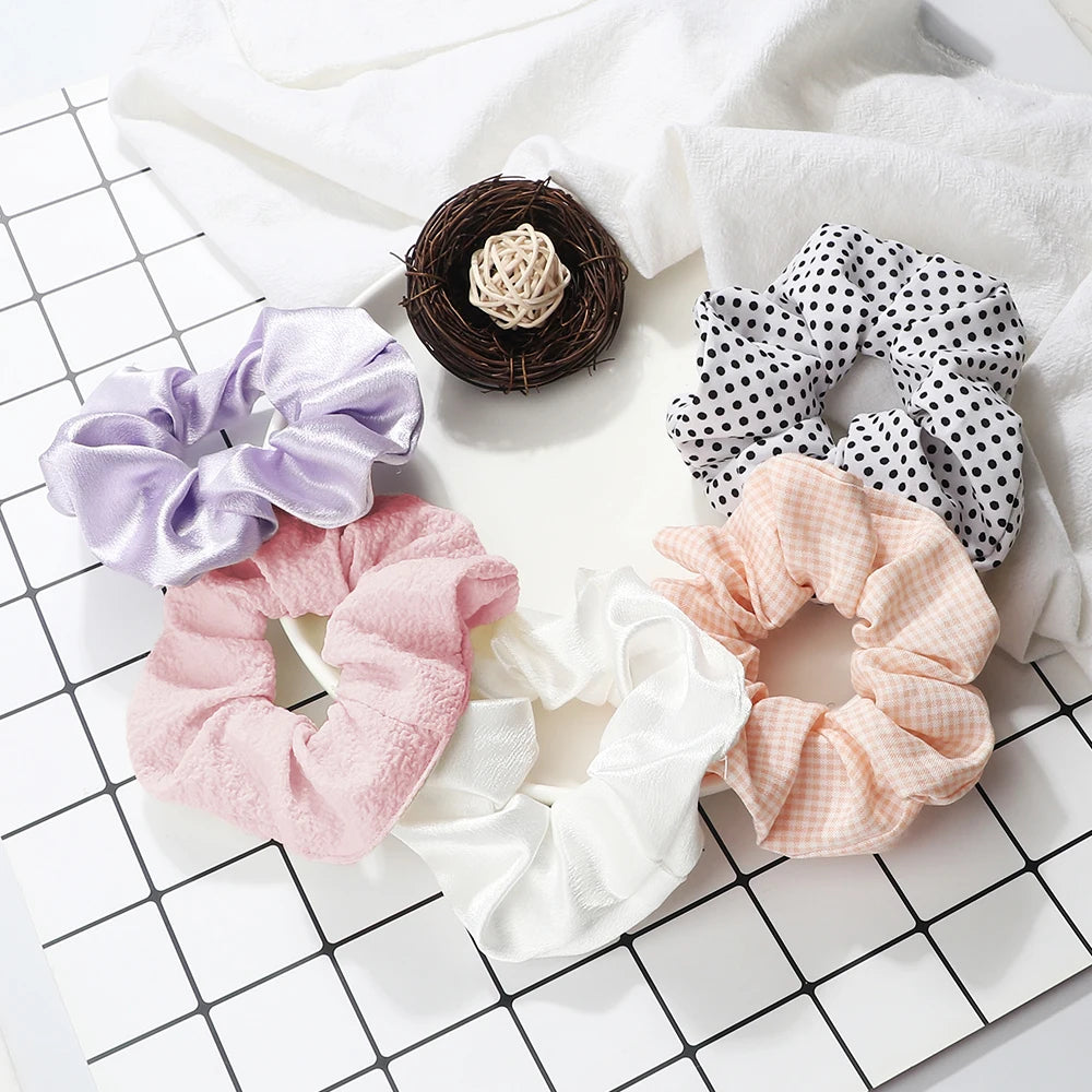 Large Elastic Scrunchies Set.