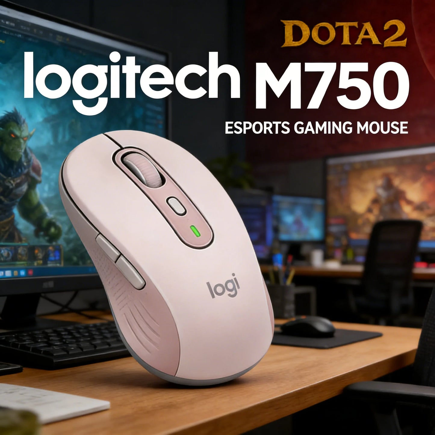 Logitech G309 Kamisato Ayaka Special Edition Wireless Bluetooth Dual-Mode Esports Mouse Hybrid Switches+G102/G203/G304/G305/M220