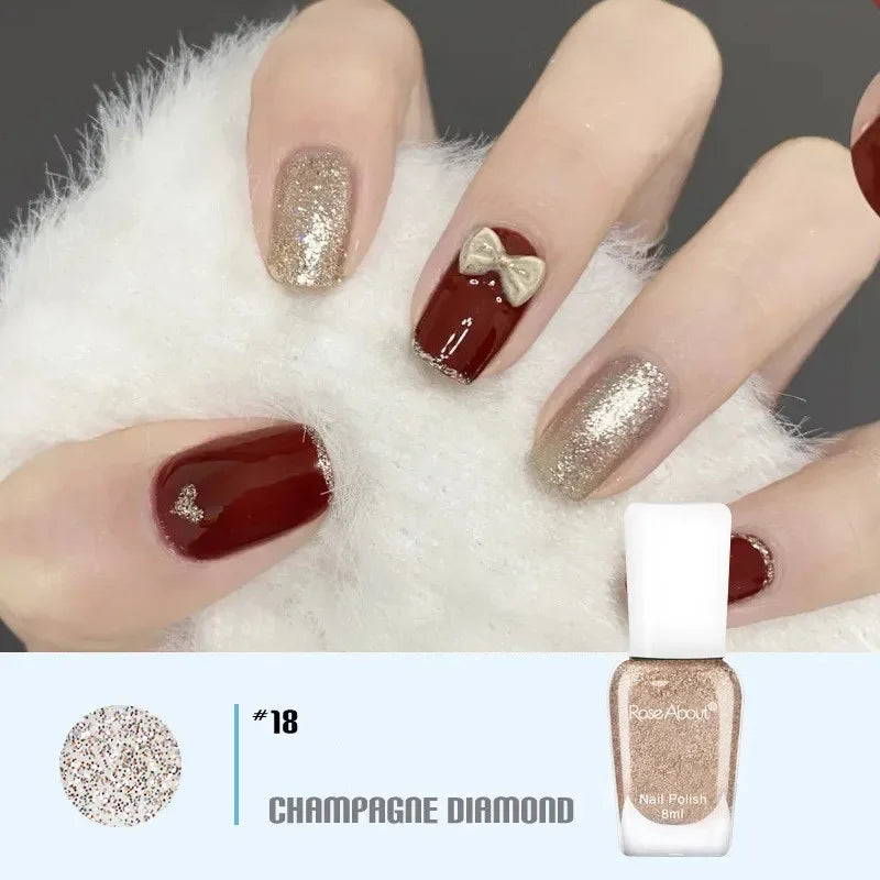 40 Colors Water-Based Nail Polish