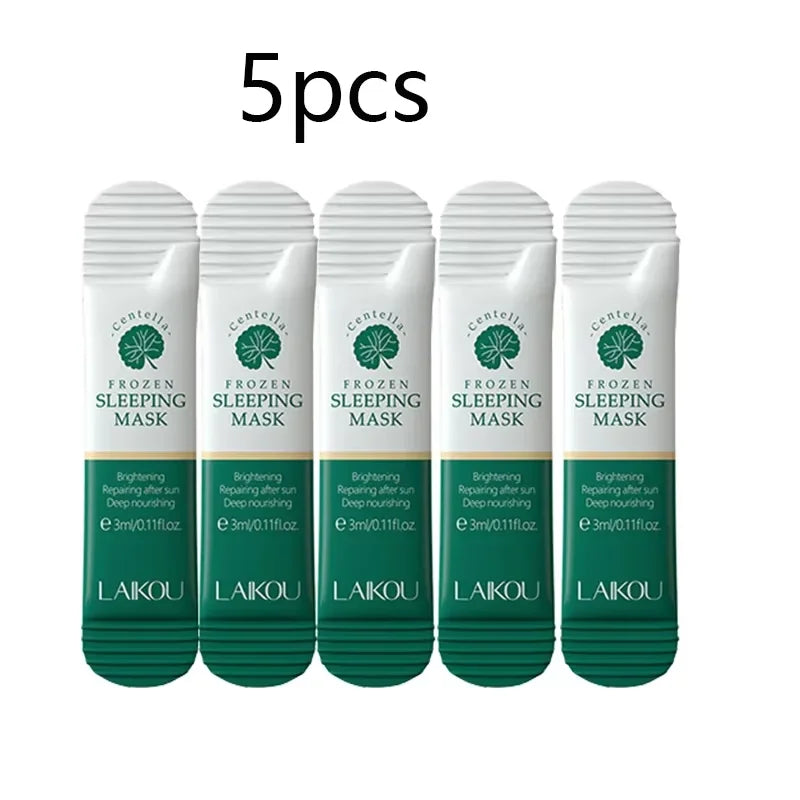 LAIKOU Sleeping Face Mask Set: 5pcs Night Repair & Deep Hydration Combo