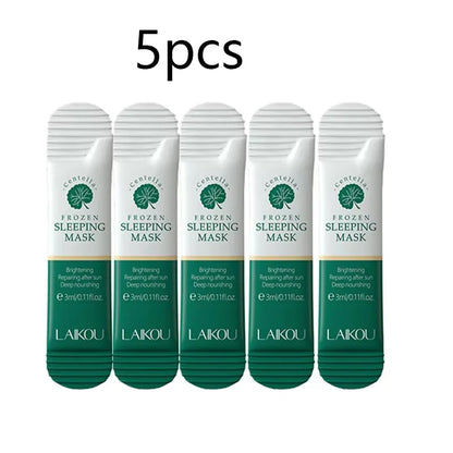 LAIKOU Sleeping Face Mask Set: 5pcs Night Repair & Deep Hydration Combo