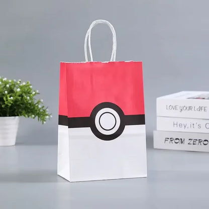 Pokemon Pokeball Paper Gift Bags