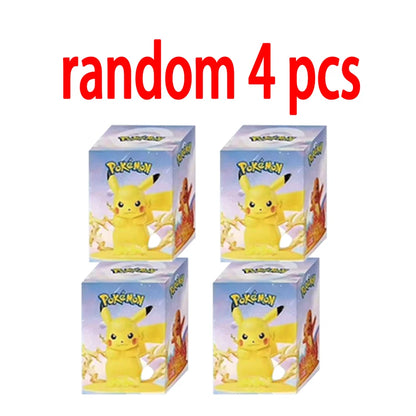 12 style Pok é mon Action Dolls Pikachu Blind Box Anime Models Desktop Decorations Pok é mon Toys Children's Birthday Gifts