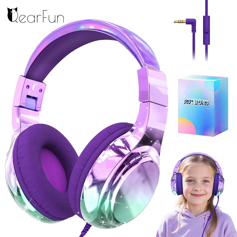 Kids Wired Headphones For School