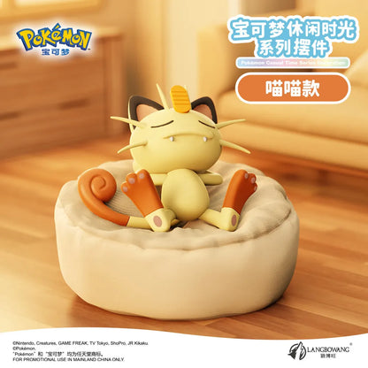 New In Stock Pokemon Eevee Sleeping Position Series Blind Box Sylveon Umbreon Flareon Jolteon Anime Desktop Decoration Model Toy